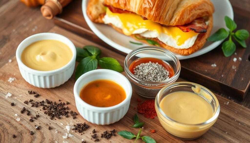 Croissant Sandwich Sauces and Seasonings Croissant Sandwich Sauces and Seasonings