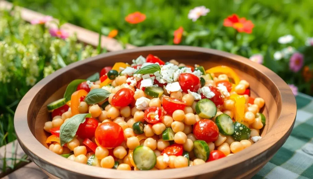 Summer Gluten-Free Chickpea Pasta Salad Summer Gluten-Free Chickpea Pasta Salad