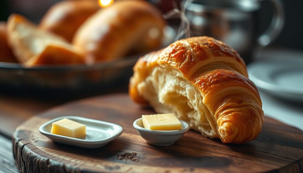 Warming Croissant for Flaky Breakfast Treat Warming Croissant for Flaky Breakfast Treat