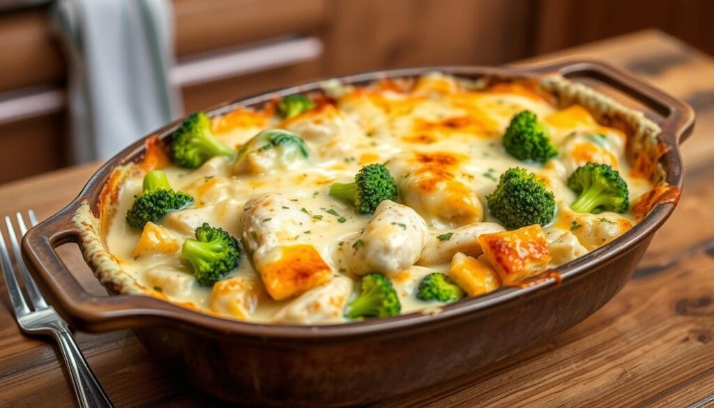 chicken broccoli alfredo bake​