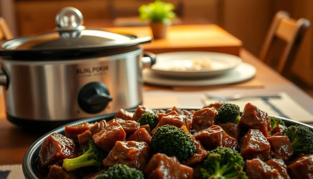 Slow Cooker Beef and Broccoli Recipe